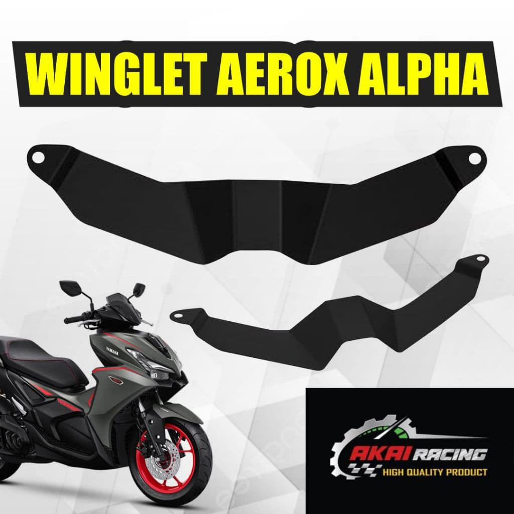 Aerox Alpha Motorcycle Winglet Bracket Full Cnc Akai Racing Material