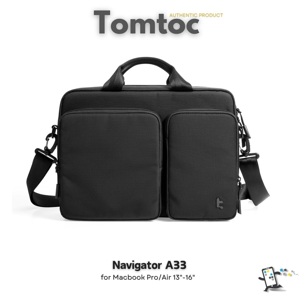 Tomtoc Navigator A33 กระเป๋าสำหรับ Macbook Pro, Macbook Air 13-16" และ Labtop อื่นๆ