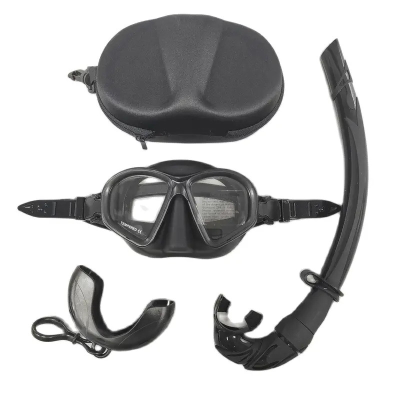 QYQ  Snorkeling mask Swimming training Environmentally friendly silica gel ventilation tube Dinving 