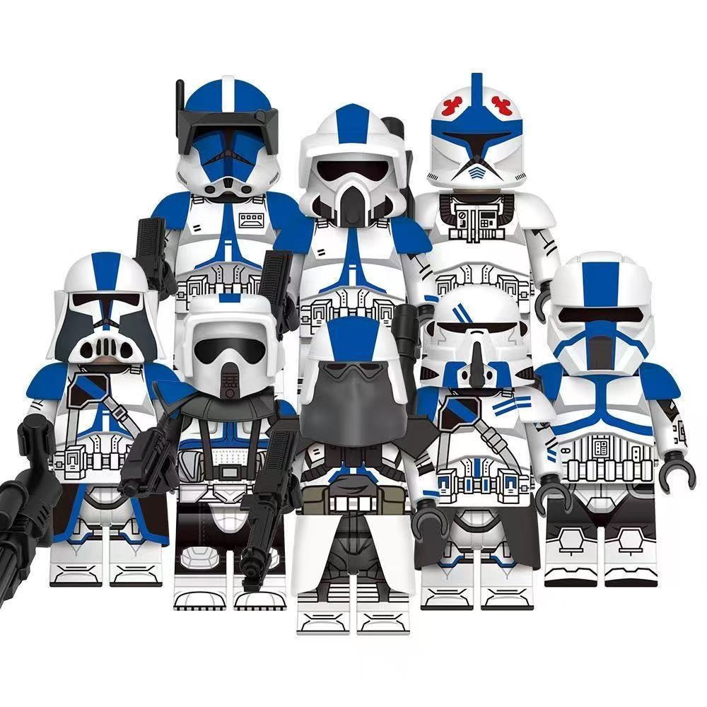 Space War Action Figure 501st Heavy Trooper 501st Clone Trooper Pilot Trooper 501st ARF Trooper ของเ