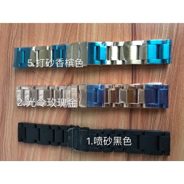 Nixon Nixon European American Sports Watch 42 สายสแตนเลสกว้าง 21mm