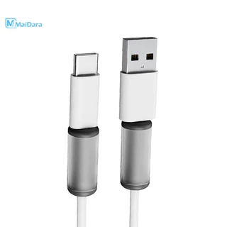 ตัวถนอมสายชาร์จ Cable Protector กันสายหัก ฝาครอบป้องกันสายเคเบิลข้อมูลป้องกันการแตกหักหัวหัวเข็มขัดสายชาร์จ