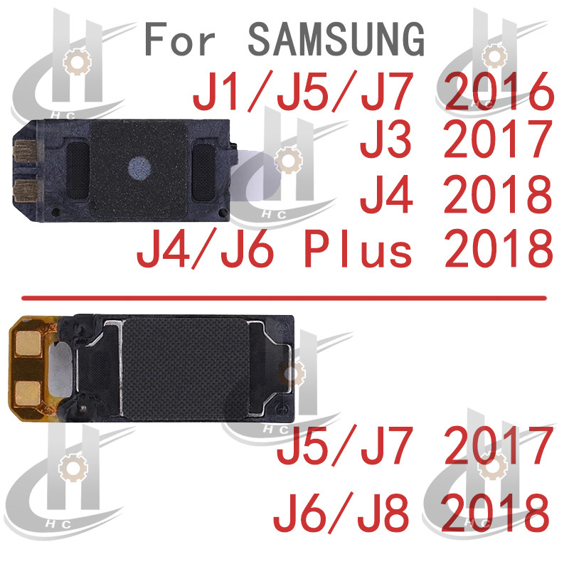 Top Ear Speaker Receiver Flex Cable สําหรับ Samsung Galaxy J4 J7 J5 J3 J1 J8 J6 Plus 2018 2017 2016 