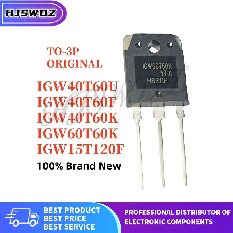 1-5PCS IGW40T60K IGW60T60K IGW40T60U IGW40T60F IGW15T120F TO-3P IGBT หลอด Field Effect ทรานซิสเตอร์