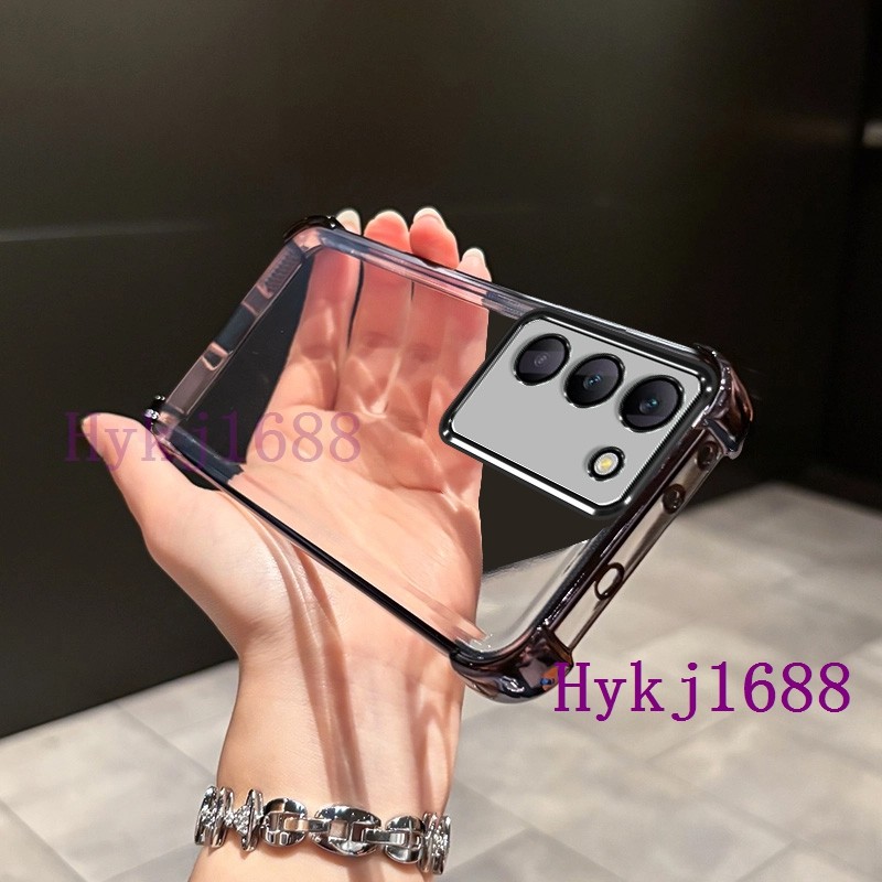 เคส For Vivo Y100 5G / Y100 4G tpu SJFS เคสโทรศัพท์ป้องกันการตกแบบโปร่งใสความละเอียดสูง