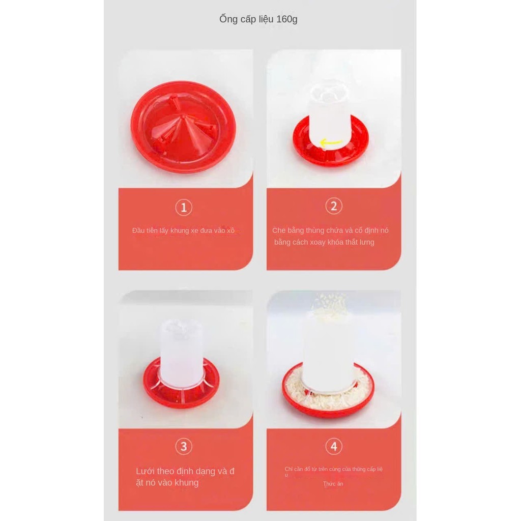 Rutin เครื่องป้อนไก่ Rutin ขวดน้ําไก่ Chick Feeder ขวดน้ําไก่ Chick Feeder นกกระทา Feeder