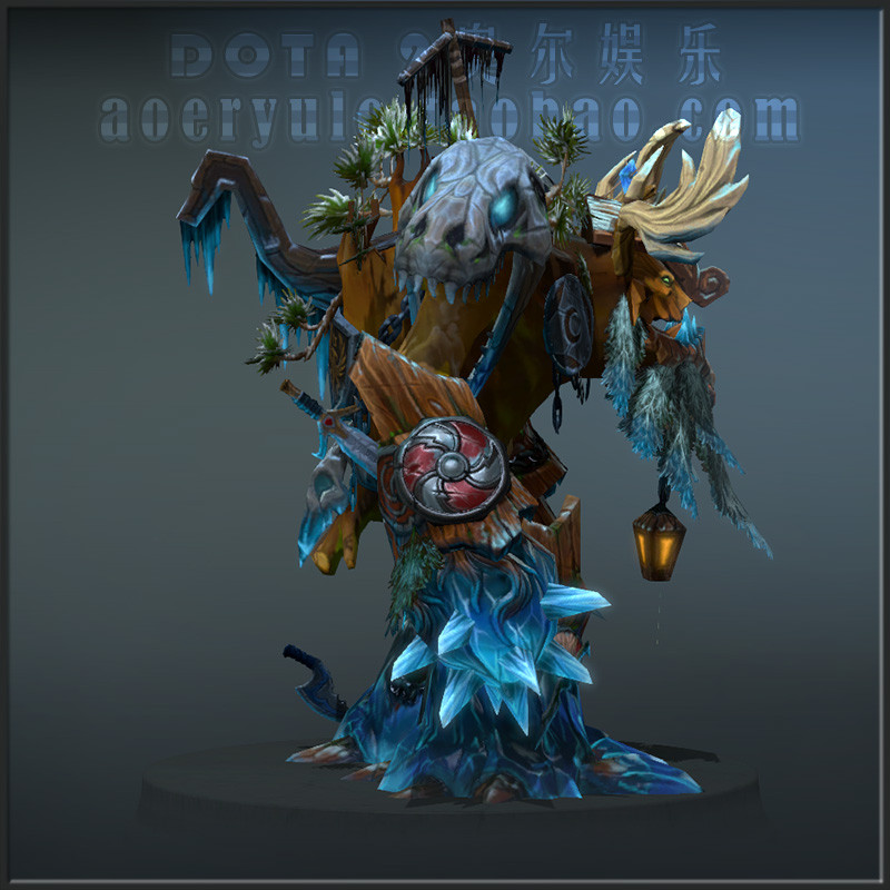 DOTA2 DOTA2 DOTA2 Old Tree 2018 มกราคม23 Frost Festival Collection 2 ชุด North Police Sentinel