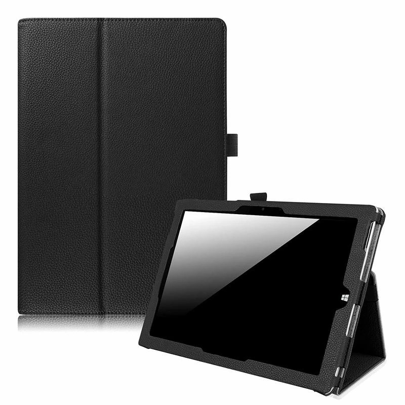 ซองหนัง PU พรีเมี่ยมสําหรับ Microsoft Surface 3 เคส Protector Surface3 10.8 "ฝาครอบลิ้นจี่แบบพลิกสําหรับ Microsoft Surface 3 10.8 นิ้วขาตั้งแท็บเล็ต Folio Case