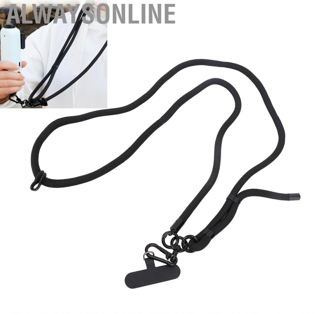 Alwaysonline ALWOERLSONLINE-TH GUGXIOM 3 สายรัดคอ Lanyard Quick release กล้องปรับได้ง่ายพกพา crossbo