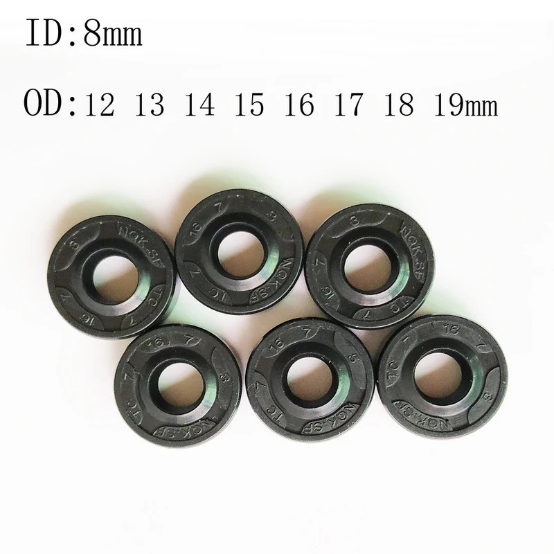 2 4 6 8 10PC 8X12X2 8X13X5 8X14X4 8X14X5 8X15X5 8X16X4 8X17X7 8X19X5MM NBR ไนไตรล์เพลายางปะเก็นซีลน้