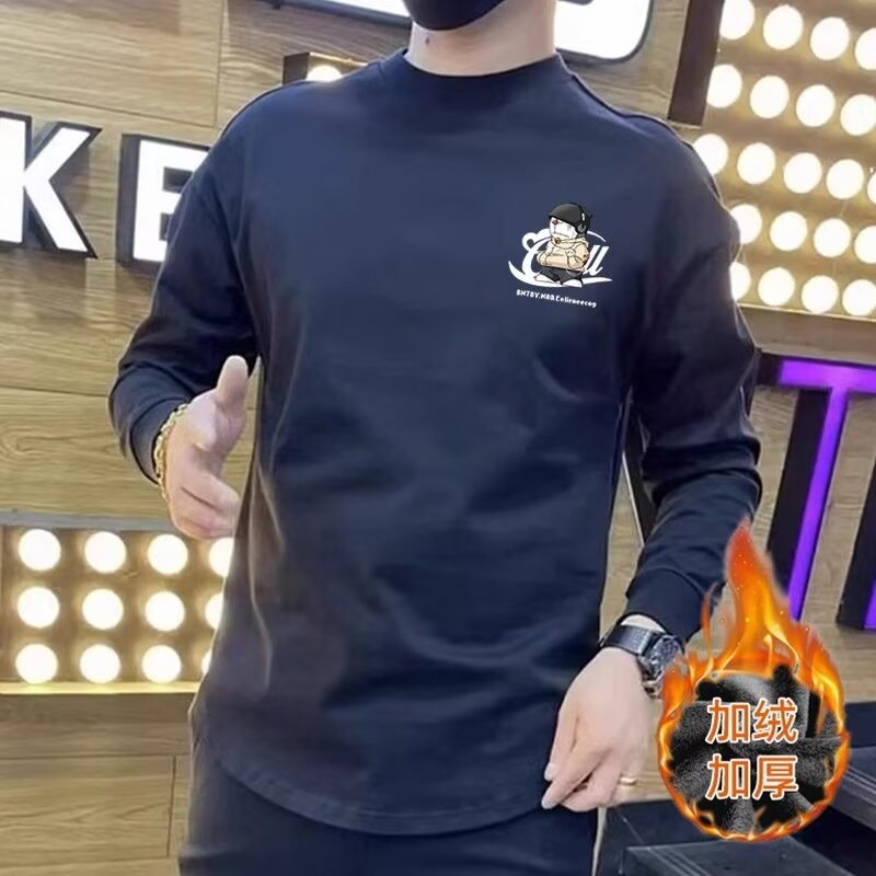 สไตล์ฮ่องกง NEW2025 เสื้อสเวตเตอร์ผู้ชายอินเทรนด์เก๋หลวมด้านบน 2024 ใหม่202523ฤดูใบไม้ผลิฤดูใบไม้ร่ว