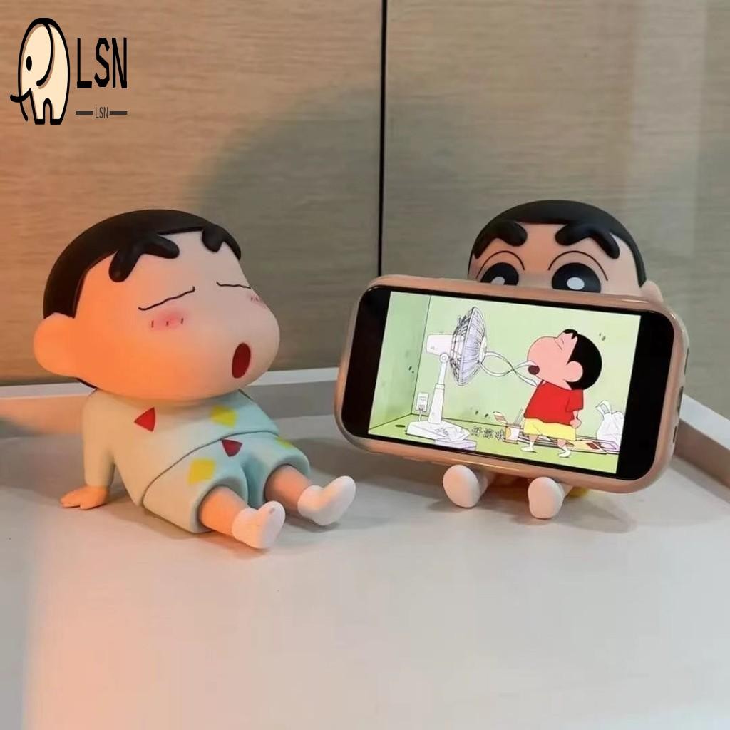 ที่วางแท็บเล็ตโทรศัพท์อเนกประสงค์ Anime Crayon Shin-Chan - ที่วางเดสก์ท็อปสําหรับตุ๊กตาโมเดลฟิกเกอร์ขี้เกียจ