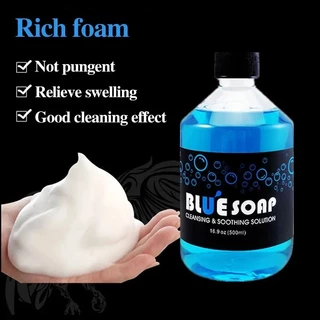 ทําความสะอาดผิวหลังการสัก Blue Soap 40/500 มล สบู่ทำความสะอาดรอยสัก สำหรับ การดูแลรักษาการสัก