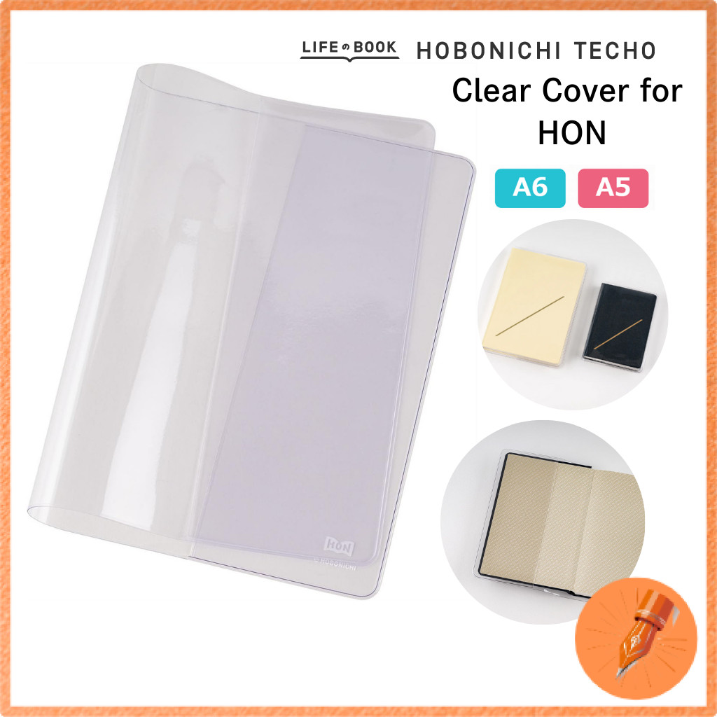 Hobonichi Techo Clear Cover for HON A6 Size / A5 Size