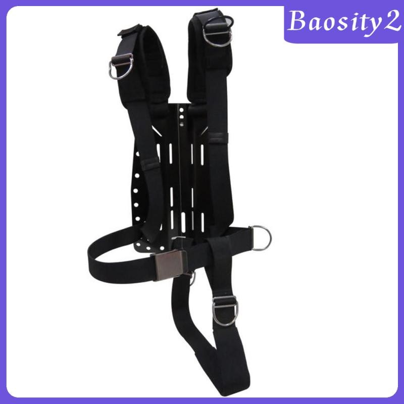 [Baosity2] Nylon Diving Tank Harness Compact BCD Carrier Crotch Strap D-Ring Weighted Belt