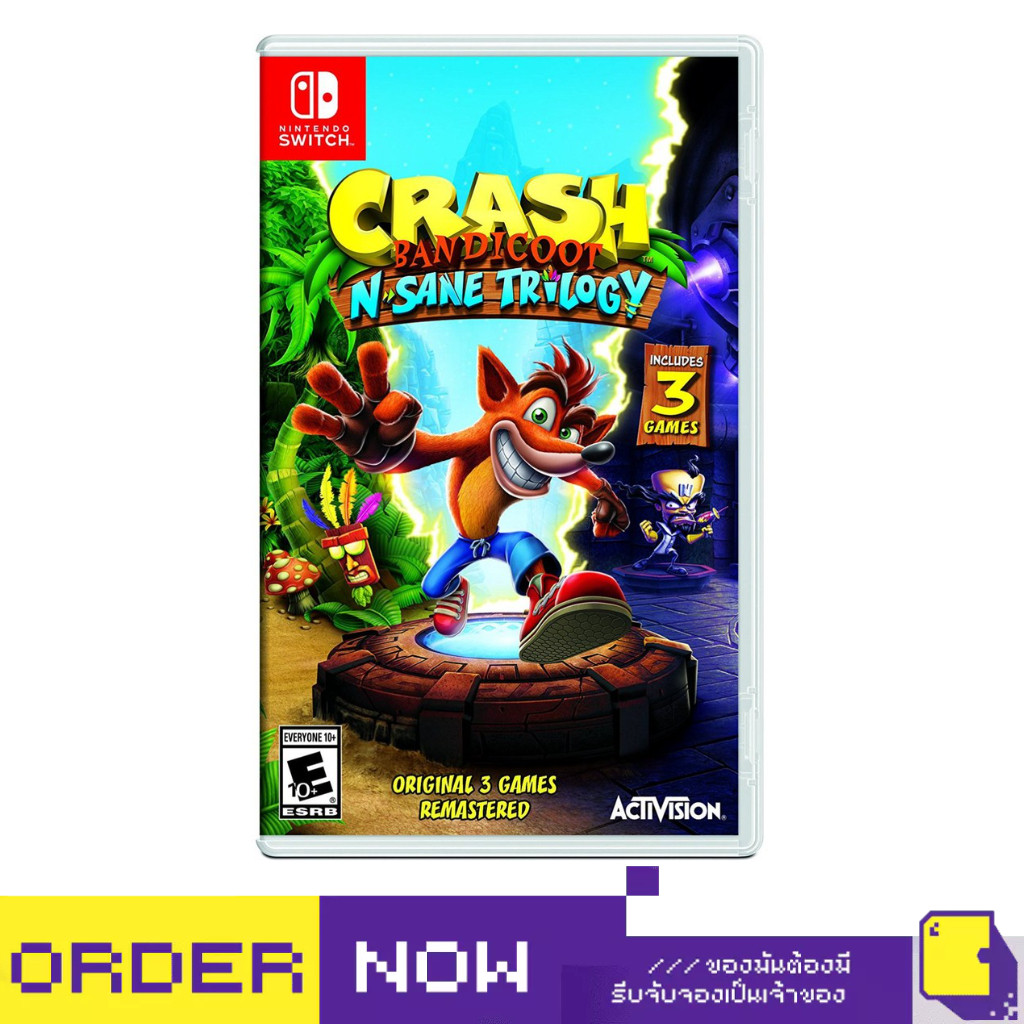 [+..••] NSW CRASH BANDICOOT N. SANE TRILOGY (เกมส์ Nintendo Switch™🎮) | By ClaSsIC GaME