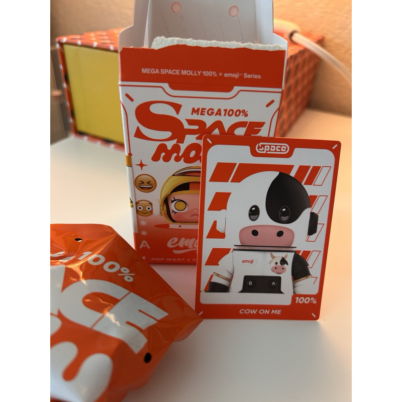 POP MART Space Molly Emoji ~ Cow on Me