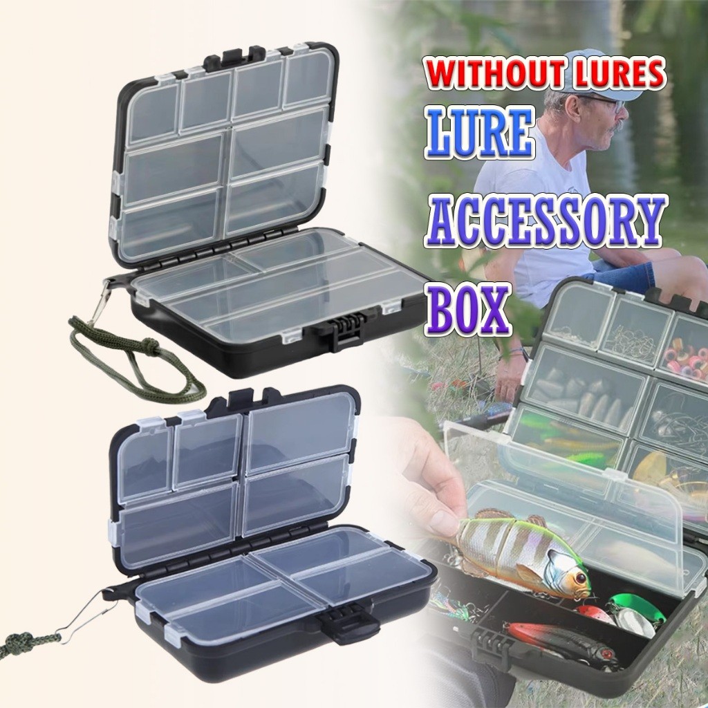 12ช่อง 9ช่อง กล่องเก็บเหยื่อตกปลา กันน้ํา วัสดุพลาสติก ที่เก็บเหยื่อตกปลา อุปกรณ์ตกปลาพกพา - รูปที่ 4