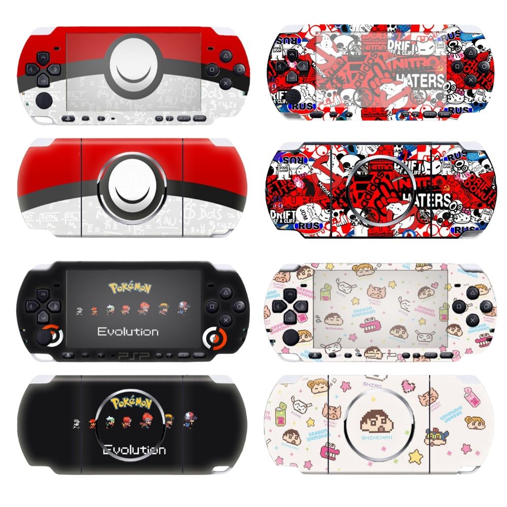 PSP 3000 Skin Decal สติกเกอร์ PSP 3000 ผิวตกแต่งรูปลอก PSP 3000 เกมคอนโซล Anti-Scratch ป้องกัน