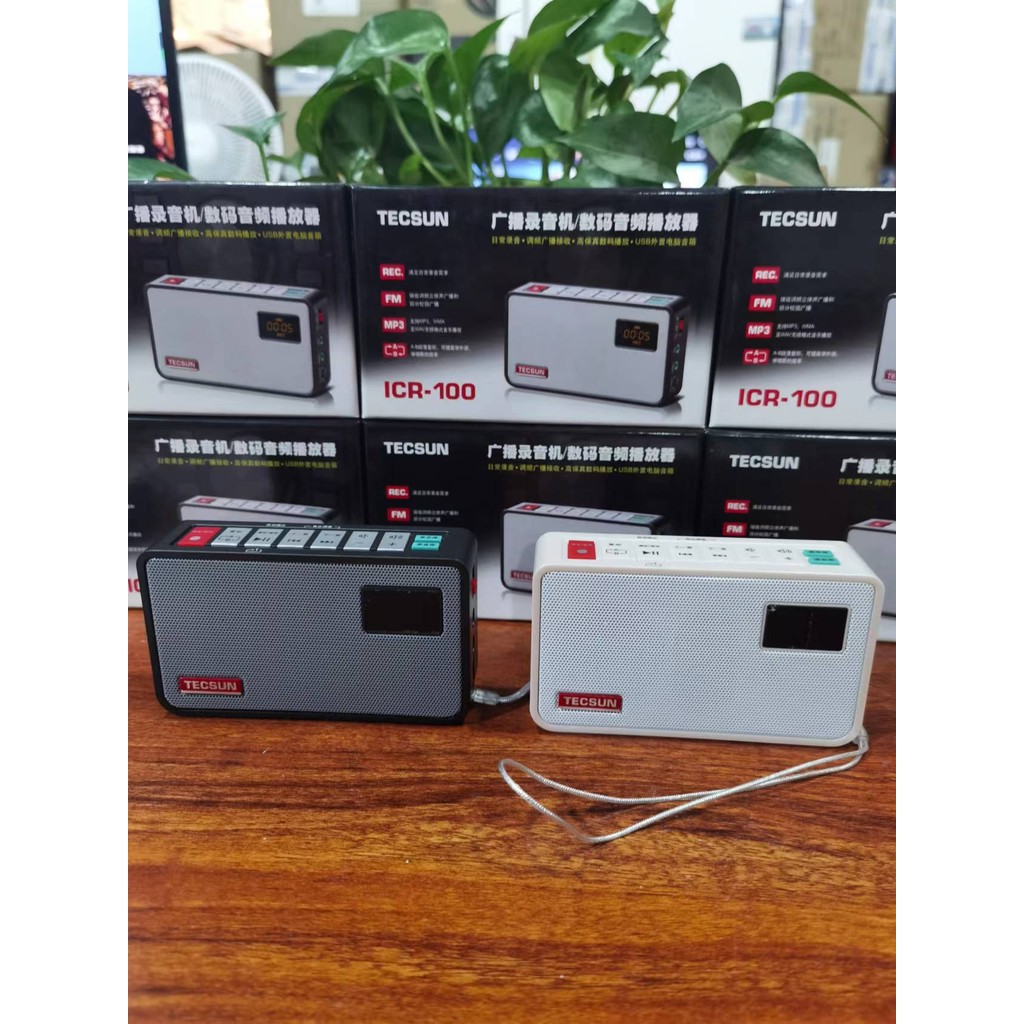 เครื่องบันทึกวิทยุ Tecsun/Tecsun ICR-100/เครื่องเล่นเสียงดิจิตอล