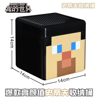มายคราฟ อุปกรณ์จัดเก็บขนาดใหญ่ | Creeper Steve Toy & School Supplies Box | Magnetic Desk Organizer | ส่งฟรีมาเลเซีย | ของขวัญสําหรับเด็ก