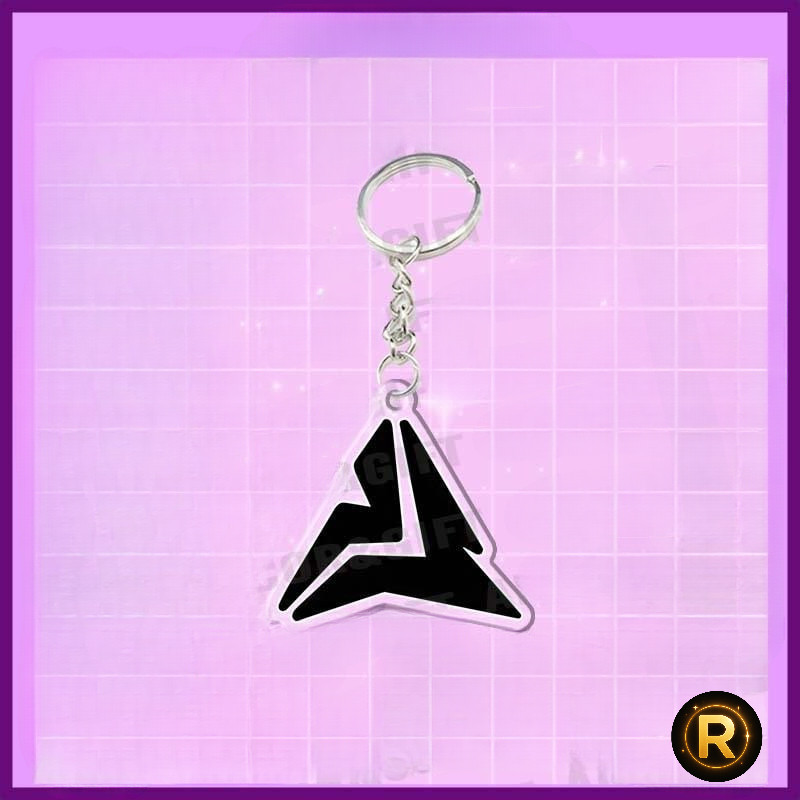 น่ารัก OTP Domiia, Jummo, Wesley, WinnySatang, พวงกุญแจโลโก้ Lunar, พวงกุญแจ,....พวงกุญแจ mica- RIN 