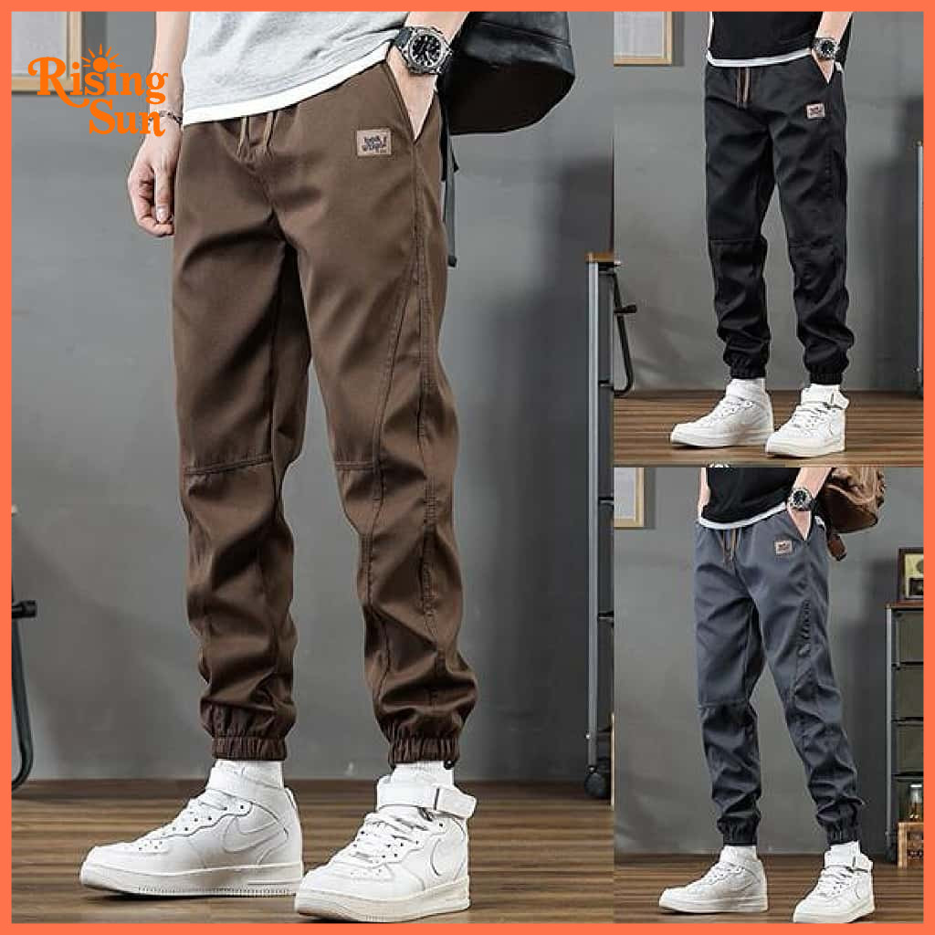 กางเกงคาร์โก้ผู้ชายขายาว ทรงหลวม สไตล์อเมริกัน ผ้าคุณภาพดี ใส่สบาย ไซส์ L-5XL