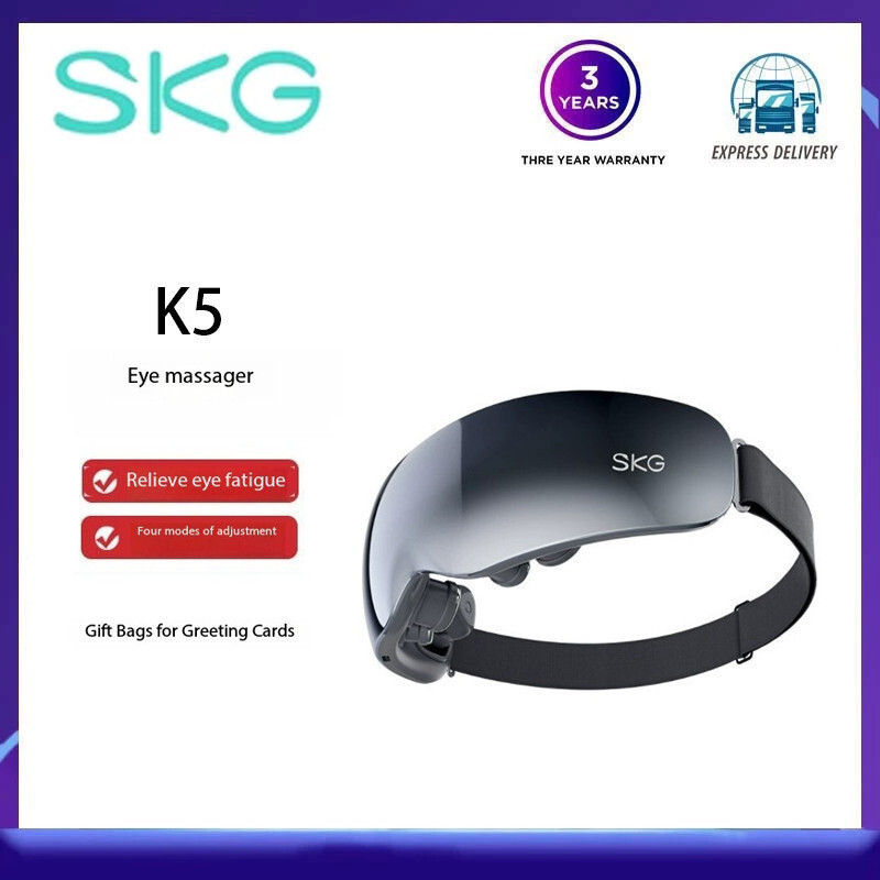 SKG K5 เครื่องนวดตา Acupoint ประคบร้อนบนวัดนิ้วหน้าท้องเพื่อบรรเทาความเมื่อยล้าอัจฉริยะ W3 eye care 