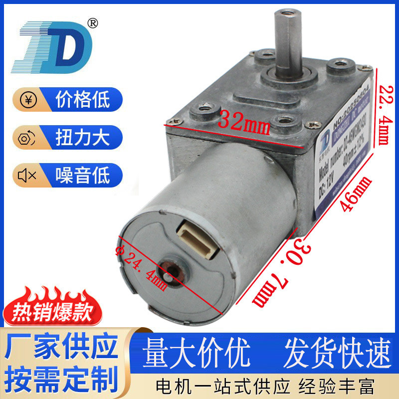 DZ46-2430GY Turbo Snail Brushless Gear Motor Smart Patrol Robot Range Hood DC Motor