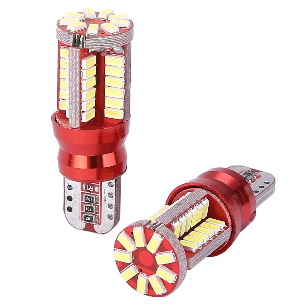 ไฟหรี่ LED 1ชิ้น  T10 57ชิป T10 w5w 57smd สําหรับติดรถยนต์ มอเตอร์ไซ (xx40)