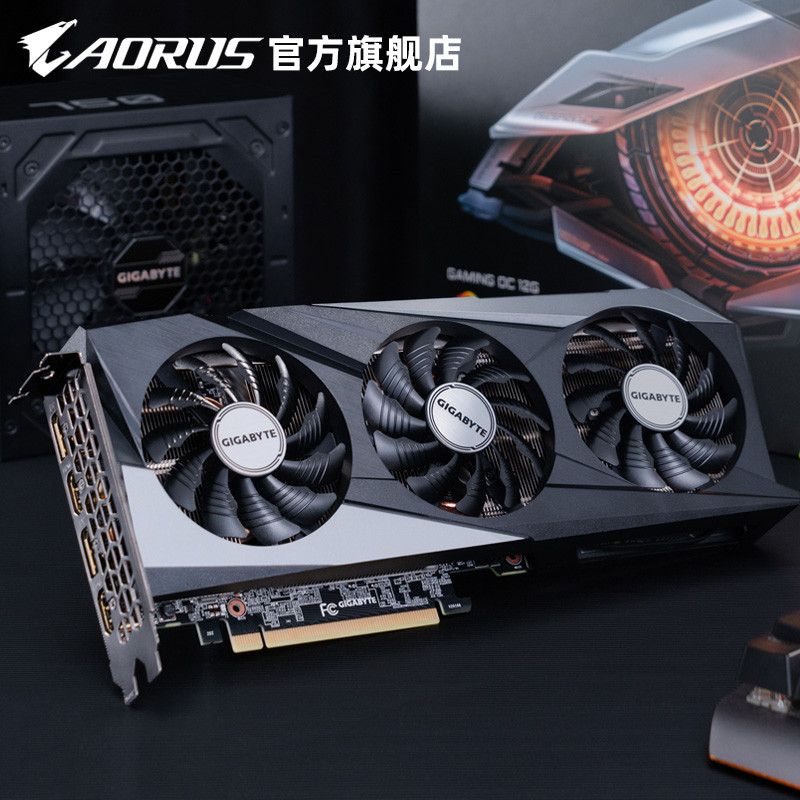 Gigabyte RTX3060TI/4060/TI คอมพิวเตอร์เดสก์ท็อปเกรดขนมเกมกราฟิกการ์ด