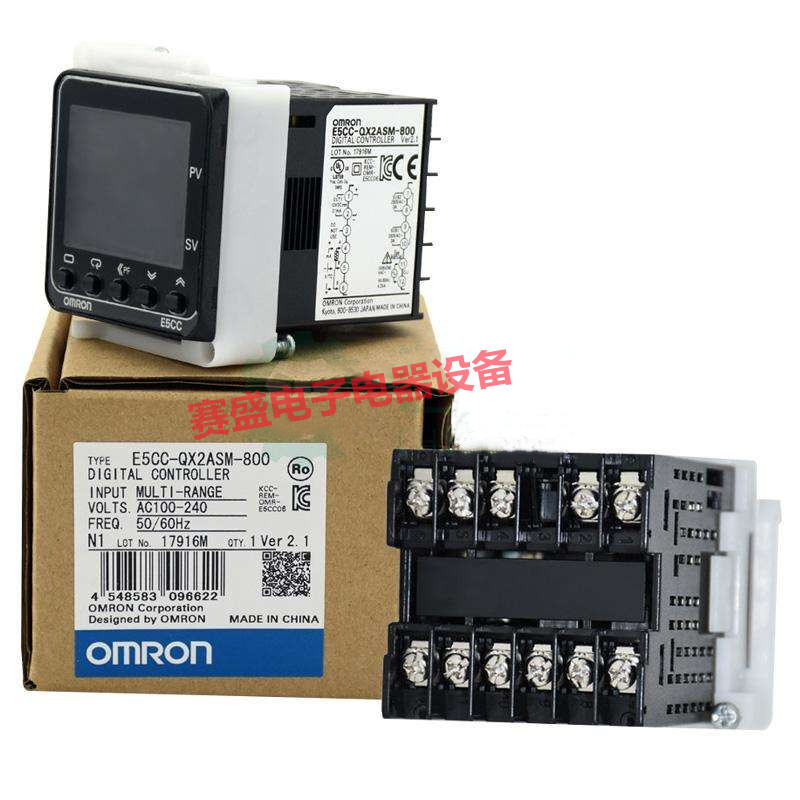 ยี่ห้อใหม่ของแท้ Omron Thermostat E5CC-RX2ASM-800 CX2DSM QX2ASM-800 Thermostat