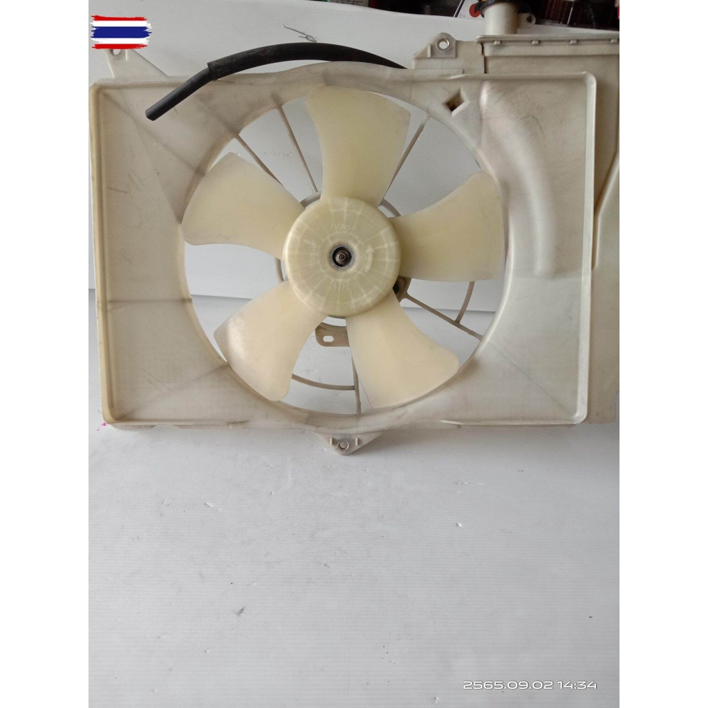 พัดลมหม้อน้ำ Toyota Vios เจน 1 Denso แท้ Japan มอเตอร์ M/S สภาพมือสองแท้