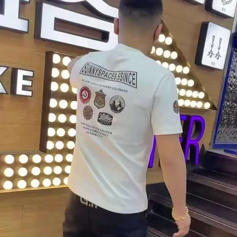 COD 20252024 Summer Men's Hot-Selling Short-Sleeve T-Shirt for Trendy and Stylish Guys, Personality 