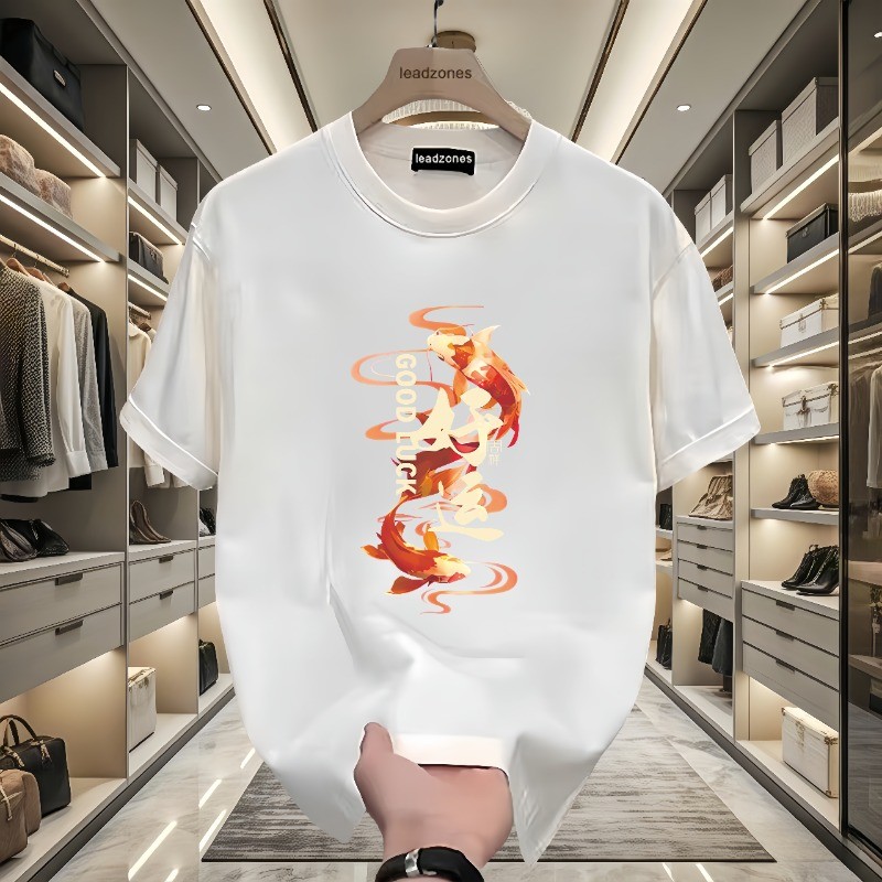 2025 NEW 2025P17 (Pure Cotton 230g) D1871 Black/White/S-5XL new23 D8VQ