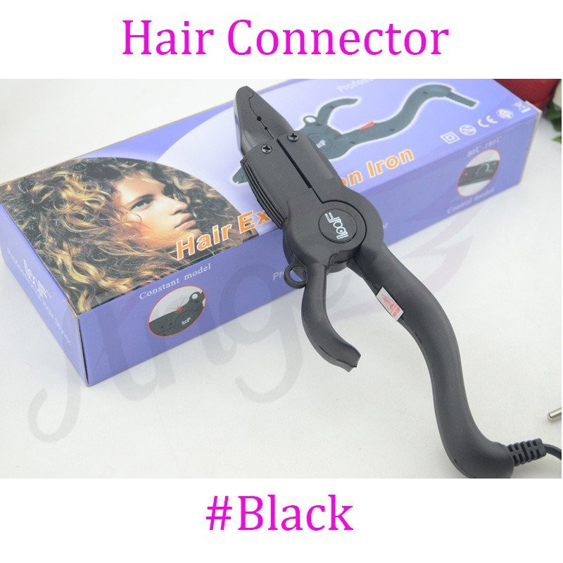 ผม Extension Seamless Type Keratin เครื่องมือ 608 Crimping คีม Iron Thermostat Fusion Hair Extender 