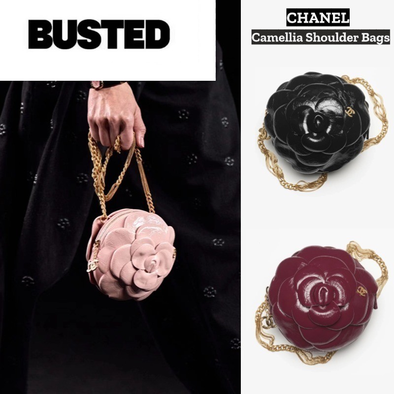 ชาแนล Chanel Camellia Women's Shoulder Bags กระเป๋าโซ่ผู้หญิง