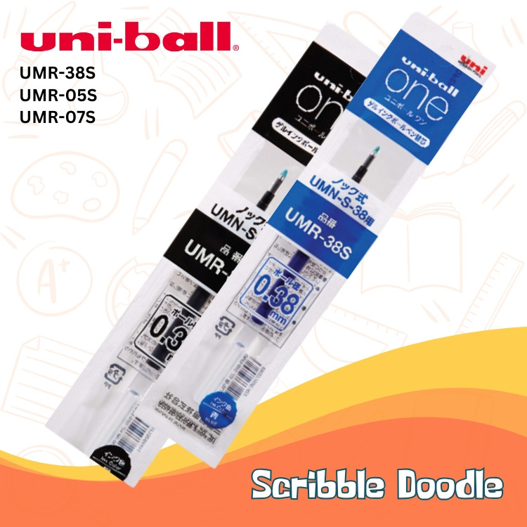รีฟิล UNI Uniball One Gel ปากกาลูกลื่น UMR-38S | UMR-05S | UMR-07S / ไส้ปากกา Uni Ball One P | หนึ่ง