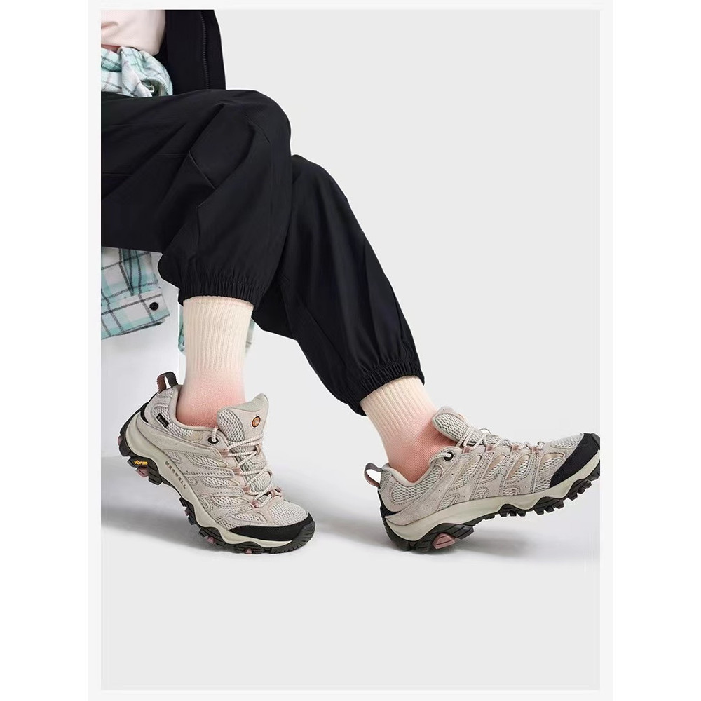 MERRELL MOAB3 GTX กันน้ํา Breathable Anti-slip Mountain Climbing เดินป่ารองเท้าเดินป่ากีฬากลางแจ้งรอ