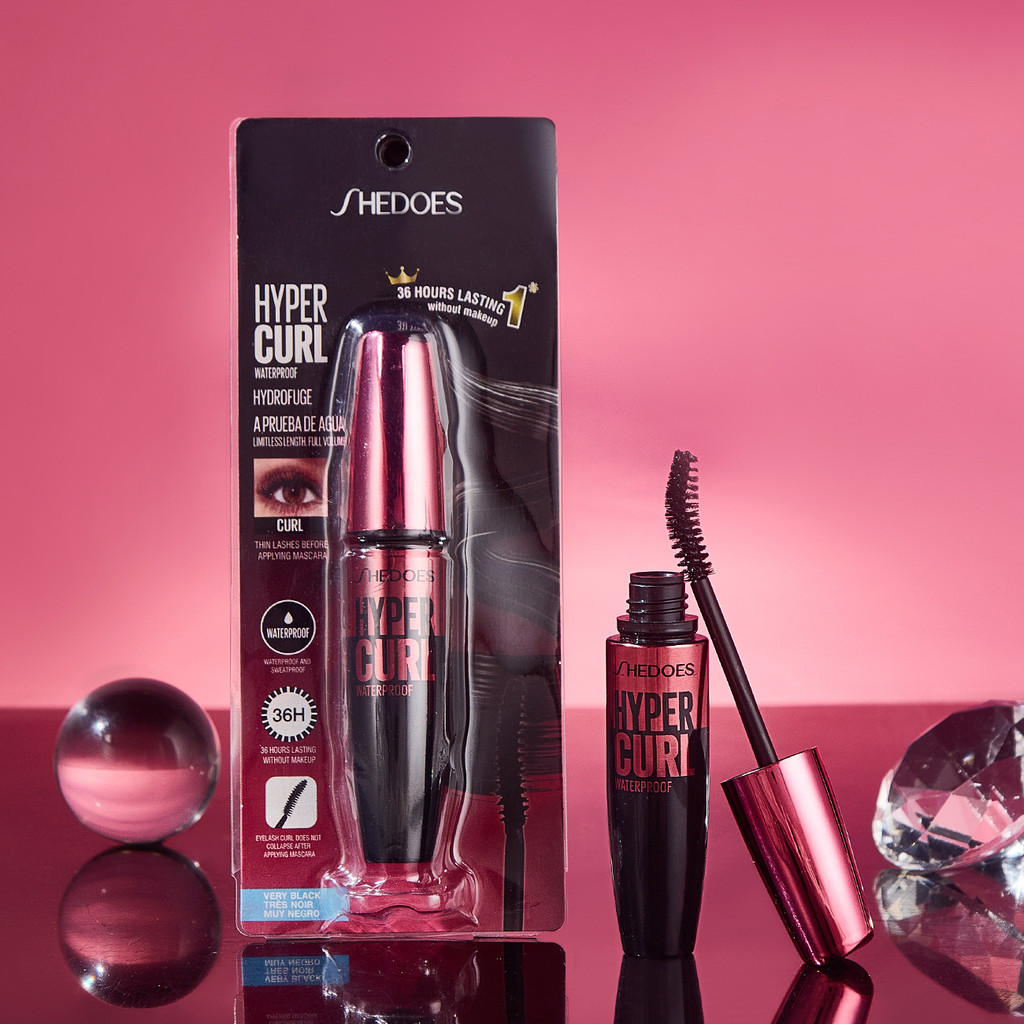 สไตล์ใหม่ สไตล์ใหม่#SHEDOES睫毛膏跨境爆款新包装防水防汗不晕染浓密纤长厂家mascara