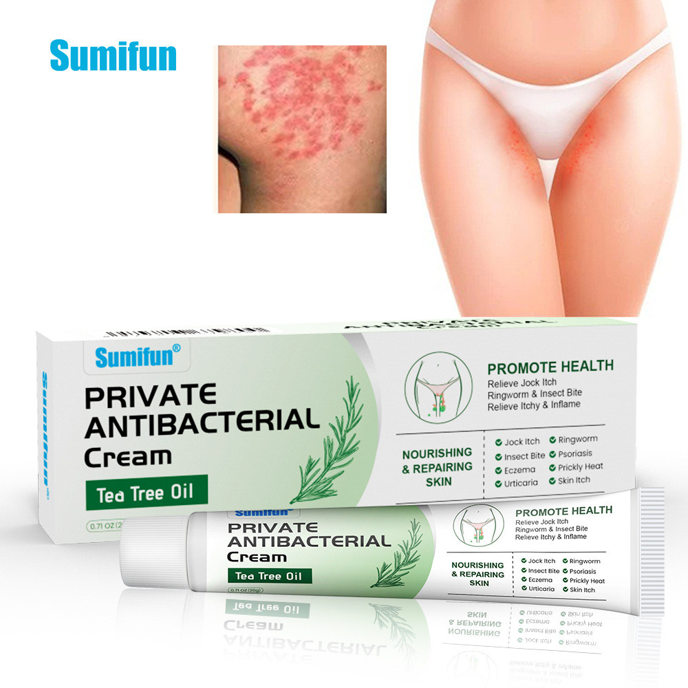 Sumifun Tea Tree Oil ครีมป้องกันอาการคันส่วนตัว Yin Itch Cream ทําความสะอาดช่องคลอดข้ามพรมแดน K10196