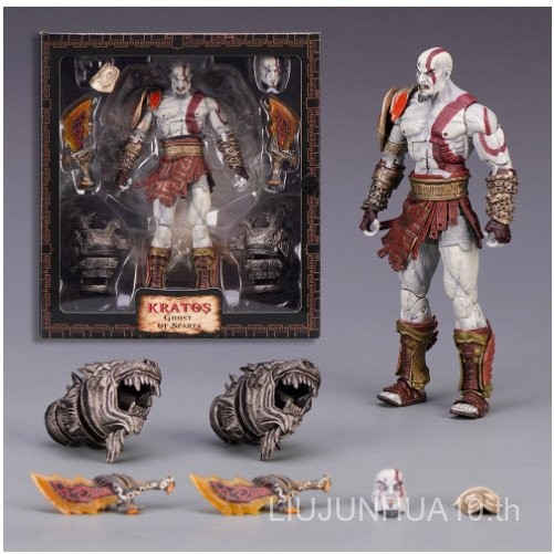 Play NECA God of War 3 Ultimate Kratos Kratos Kratos Kratos Boxed Deluxe Edition โมเดลฟิกเกอร์