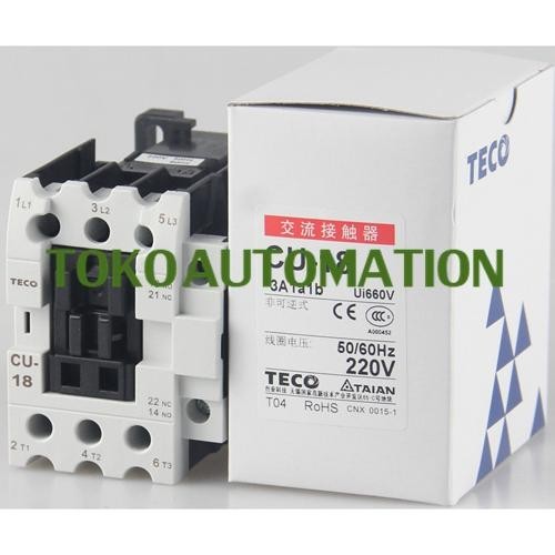 CU-18 CU 18 CU18 7.5HP มอเตอร์ 220V คอนแทคแม่เหล็ก PY12 JIE27