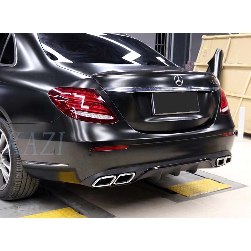 เหมาะสําหรับ Mercedes-Benz E-Class W213 ดัดแปลง E63AMG ด้านหลัง Lip Tail คอยืน Bid E200E260E350 ด้าน