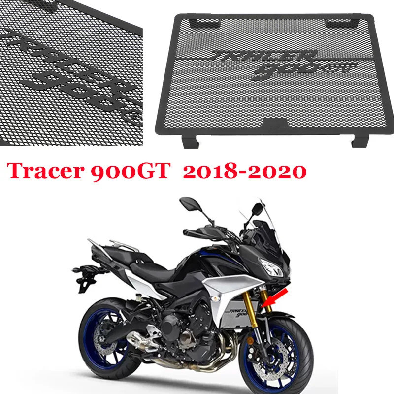รถจักรยานยนต์ ALUMINIUM หม้อน้ํา Grille Guard Protector สําหรับ YAMAHA Tracer 900GT Tracer900 GT Tra