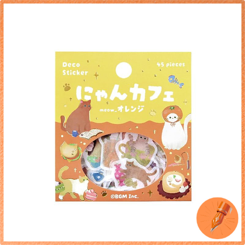 Cat Cafe Melon BGM Sticker BS-FG160