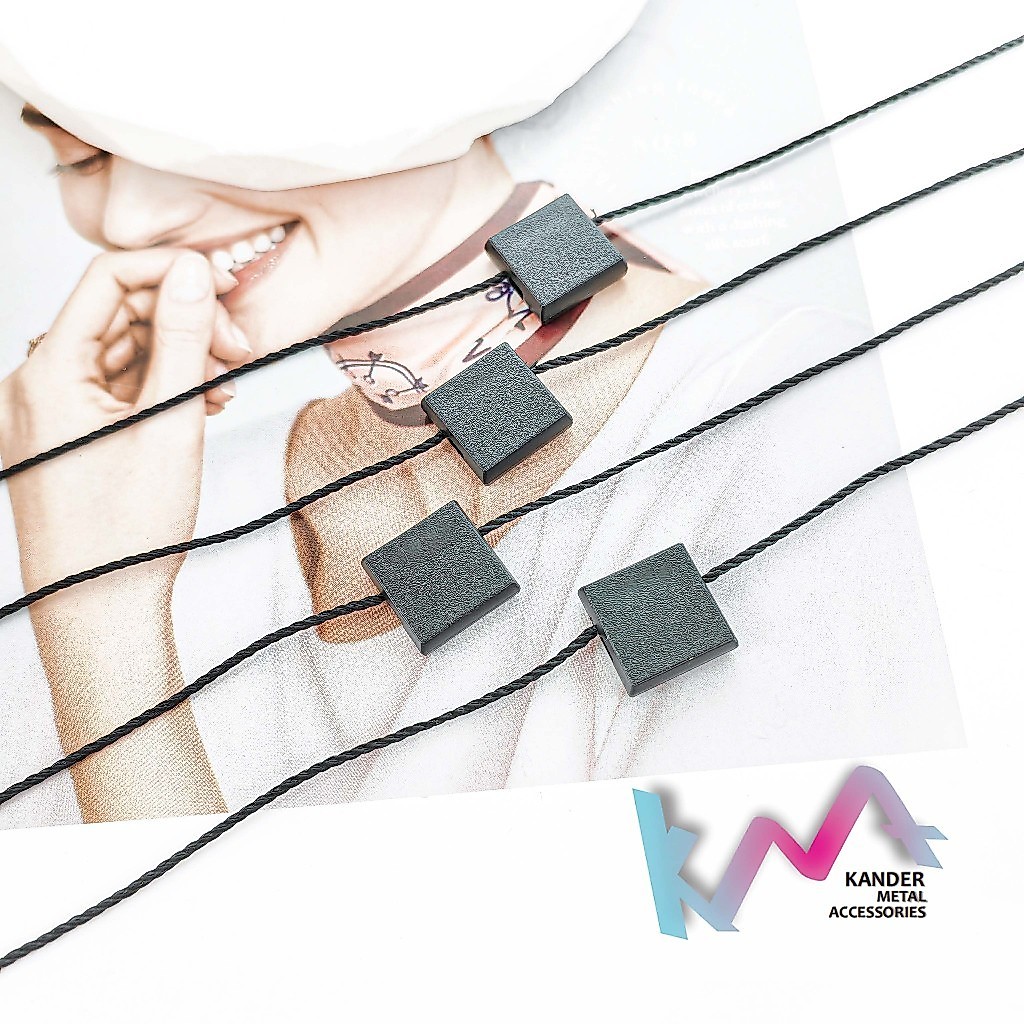KANDER 100 ชิ้น Hangtag 15 ซม. สายแท็กซีล LZ011