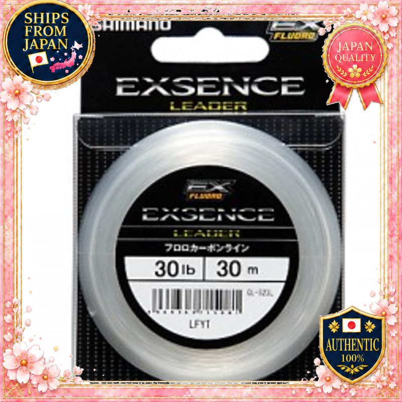 SHIMANO Exsense EX Fluorocarbon Shock Leader 30m Clear