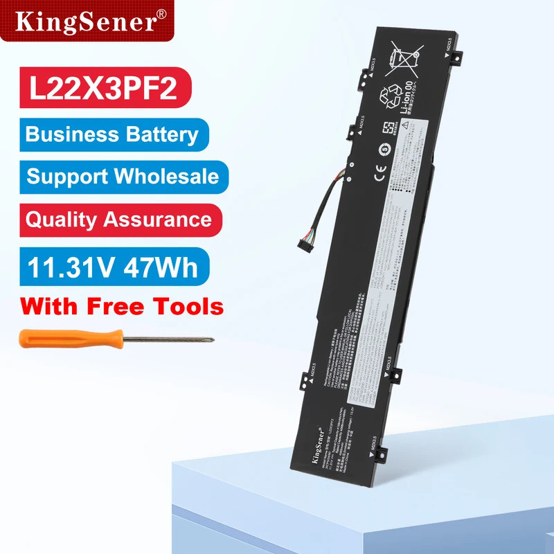 KingSener L22X3PF2 แบตเตอรี่แล็ปท็อปสําหรับ Lenovo IdeaPad Slim 3 16 "2023 สําหรับ Lenovo V14 V15 G4