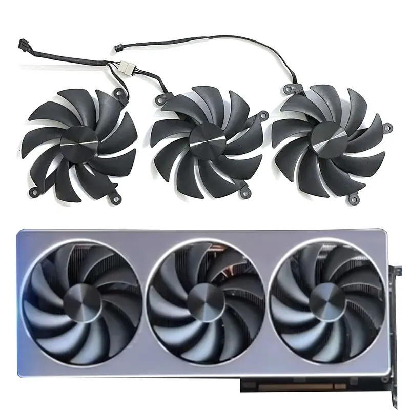 ใหม่ 98 มม.4pin Cf1015u12d Rtx4090 พัดลม GPU DC 12V 0.55a สําหรับ Lenovo GeForce RTX 4090 กราฟิกการ์